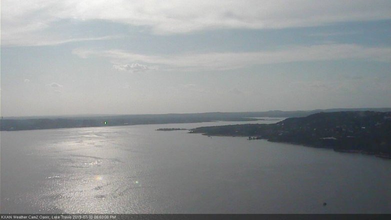 Lake Travis webcam, July 30, 2019 5:05 PM CT