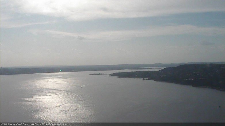 Lake Travis webcam, July 30, 2019 5:10 PM CT