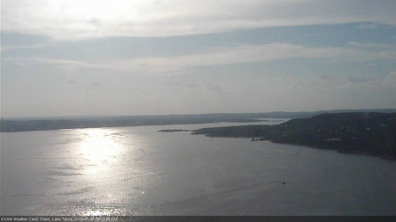 Lake Travis webcam, July 30, 2019 5:20 PM CT