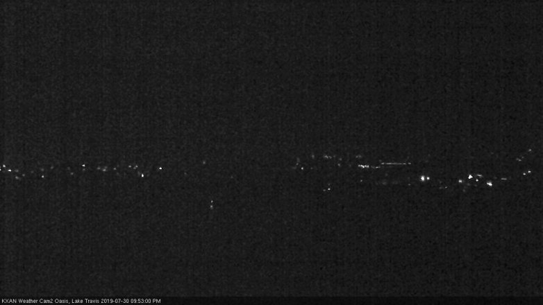 Lake Travis webcam, July 30, 2019 8:55 PM CT