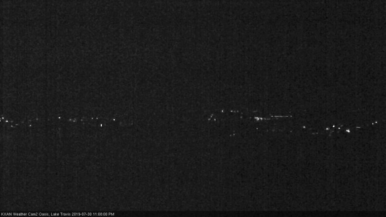 Lake Travis webcam, July 30, 2019 10:10 PM CT