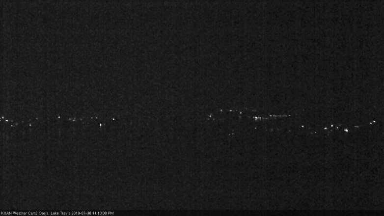 Lake Travis webcam, July 30, 2019 10:15 PM CT