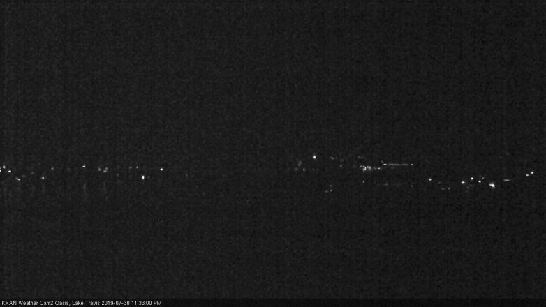 Lake Travis webcam, July 30, 2019 10:35 PM CT