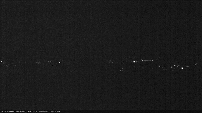 Lake Travis webcam, July 30, 2019 10:50 PM CT