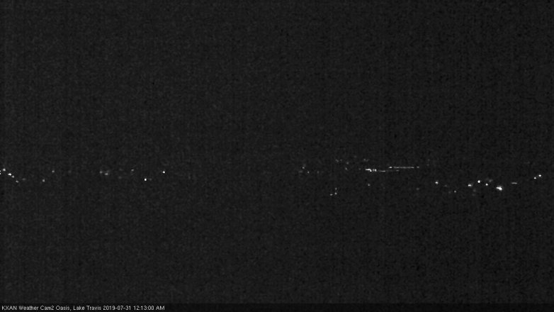 Lake Travis webcam, July 30, 2019 11:15 PM CT