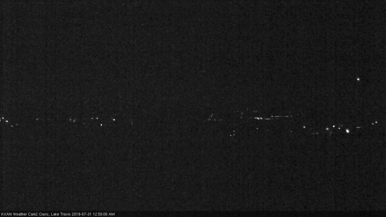 Lake Travis webcam, July 30, 2019 12:00 AM CT