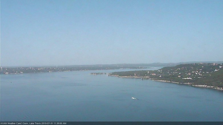 Lake Travis webcam, July 31, 2019 10:40 AM CT
