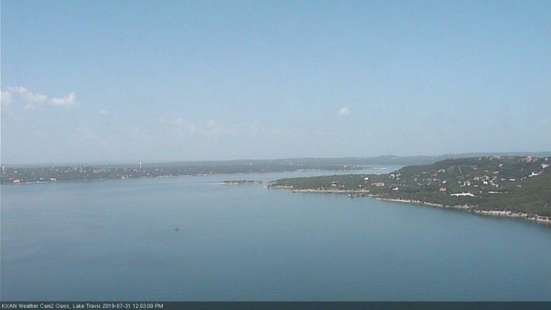 Lake Travis webcam, July 31, 2019 11:05 AM CT