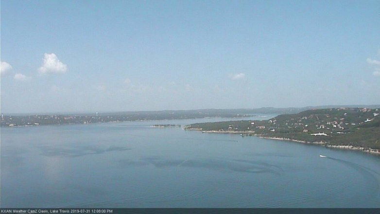 Lake Travis webcam, July 31, 2019 11:10 AM CT