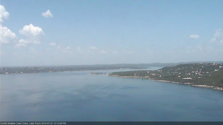 Lake Travis webcam, July 31, 2019 11:15 AM CT
