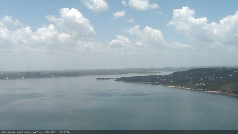 Lake Travis webcam, July 31, 2019 11:50 AM CT