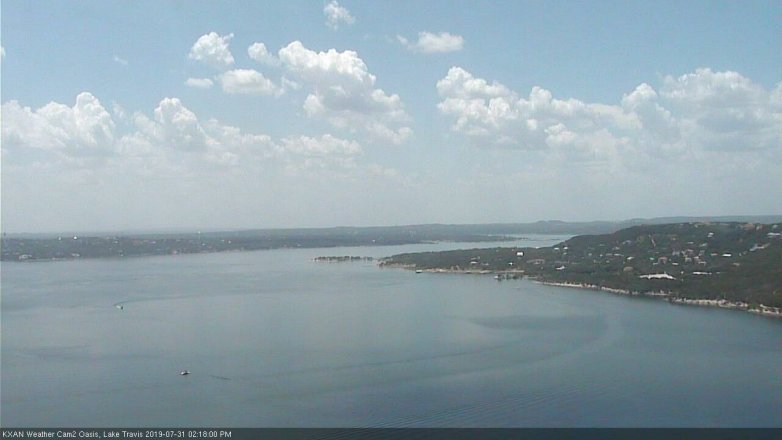 Lake Travis webcam, July 31, 2019 1:20 PM CT