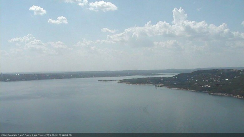 Lake Travis webcam, July 31, 2019 2:50 PM CT
