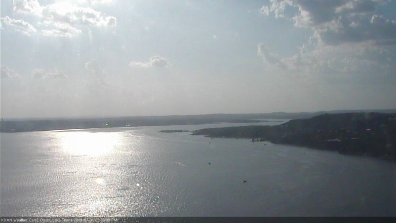 Lake Travis webcam, July 31, 2019 5:05 PM CT