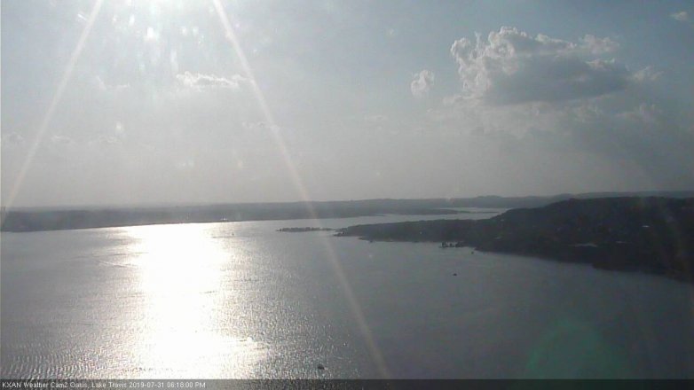 Lake Travis webcam, July 31, 2019 5:20 PM CT