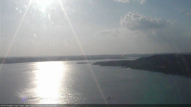 Lake Travis webcam, July 31, 2019 5:25 PM CT