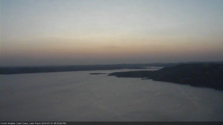 Lake Travis webcam, July 31, 2019 7:35 PM CT