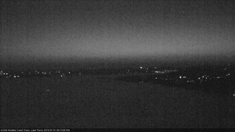 Lake Travis webcam, July 31, 2019 8:15 PM CT