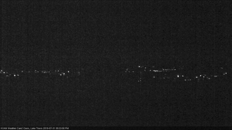 Lake Travis webcam, July 31, 2019 8:35 PM CT