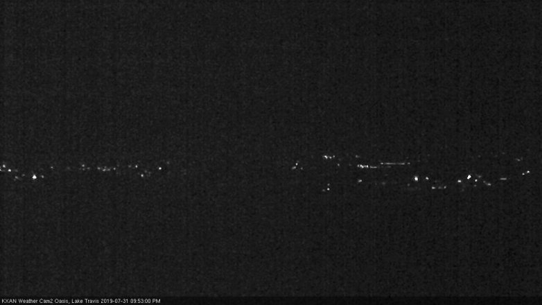 Lake Travis webcam, July 31, 2019 8:55 PM CT