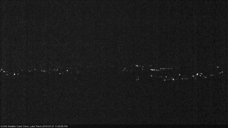 Lake Travis webcam, July 31, 2019 10:05 PM CT