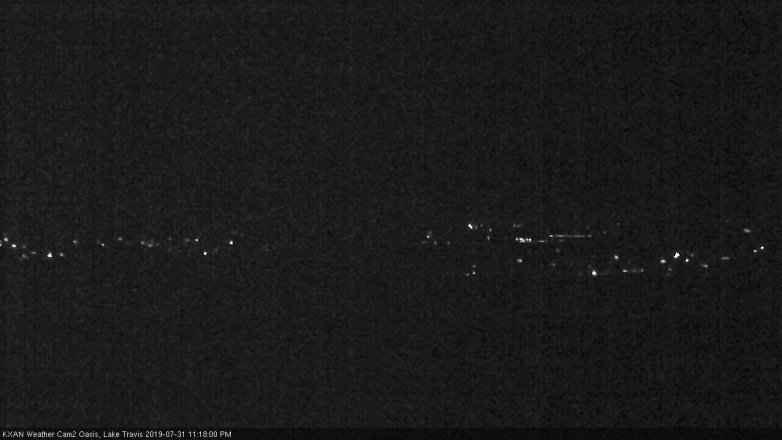 Lake Travis webcam, July 31, 2019 10:20 PM CT