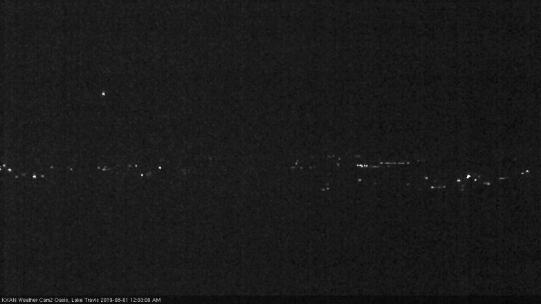 Lake Travis webcam, July 31, 2019 11:05 PM CT