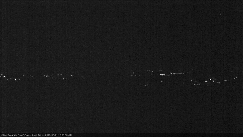 Lake Travis webcam, July 31, 2019 11:10 PM CT