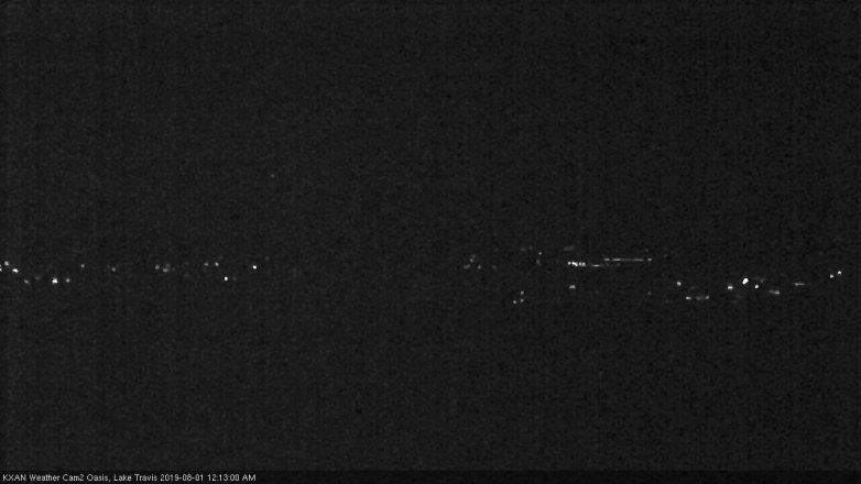 Lake Travis webcam, July 31, 2019 11:15 PM CT