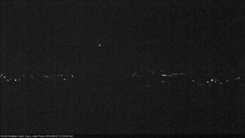 Lake Travis webcam, July 31, 2019 11:35 PM CT