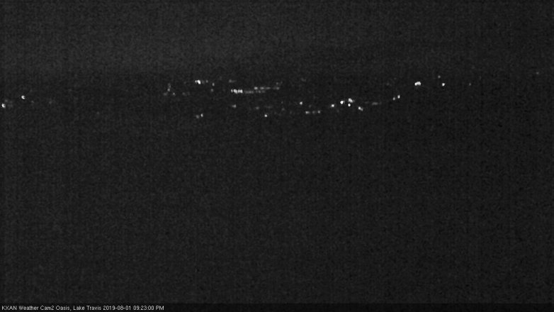 Lake Travis webcam, August 1, 2019 8:25 PM CT