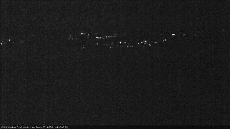 Lake Travis webcam, August 1, 2019 8:40 PM CT