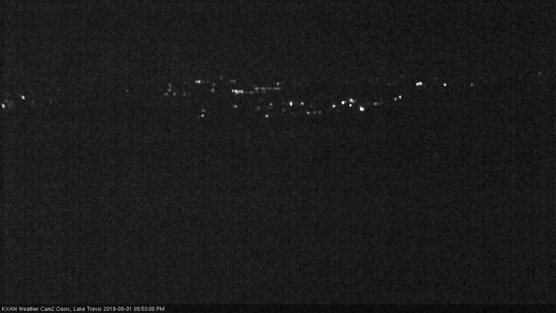 Lake Travis webcam, August 1, 2019 8:55 PM CT