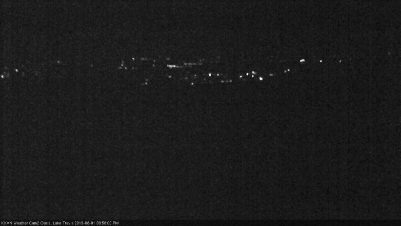 Lake Travis webcam, August 1, 2019 9:00 PM CT