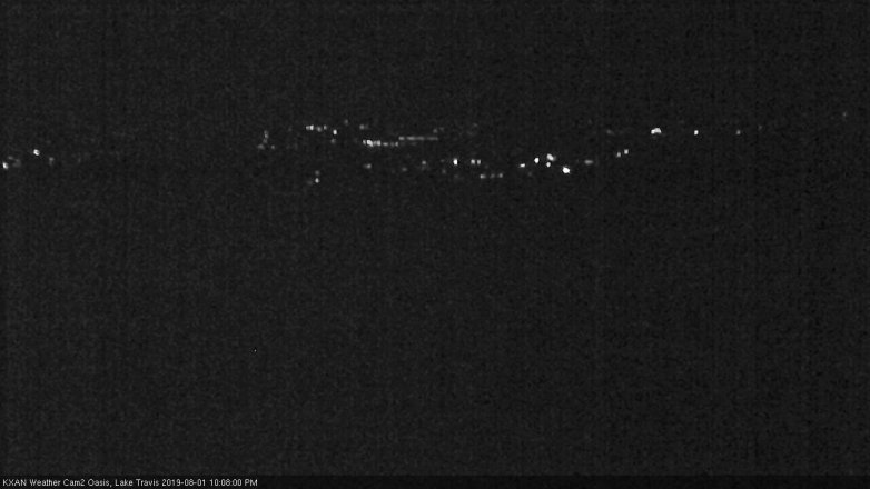 Lake Travis webcam, August 1, 2019 9:10 PM CT