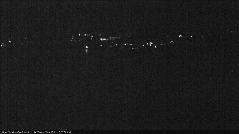 Lake Travis webcam, August 1, 2019 9:25 PM CT