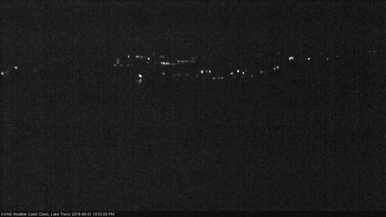 Lake Travis webcam, August 1, 2019 9:55 PM CT
