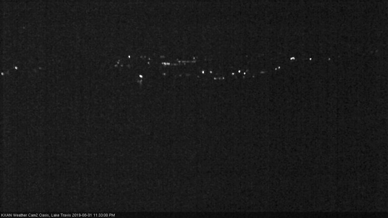 Lake Travis webcam, August 1, 2019 10:35 PM CT