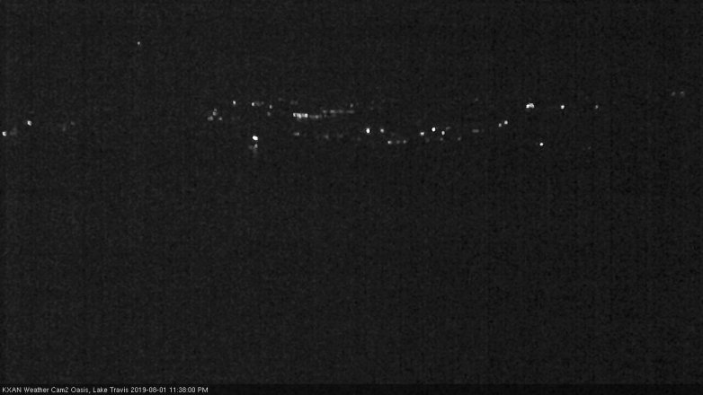 Lake Travis webcam, August 1, 2019 10:40 PM CT