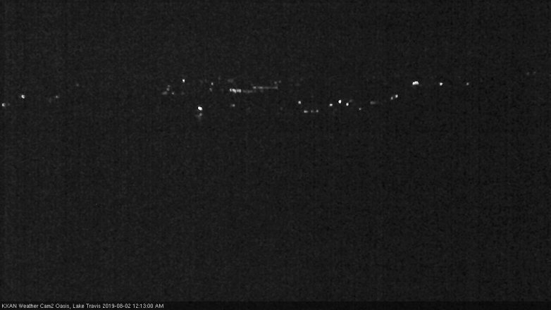 Lake Travis webcam, August 1, 2019 11:15 PM CT