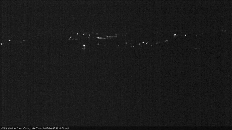 Lake Travis webcam, August 1, 2019 11:50 PM CT