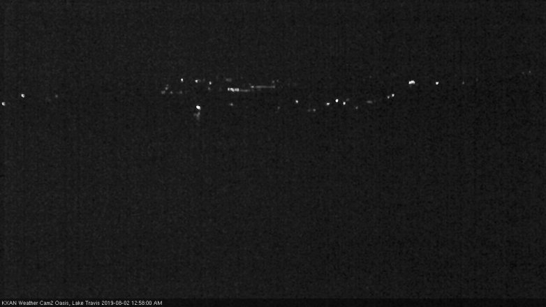 Lake Travis webcam, August 1, 2019 12:00 AM CT