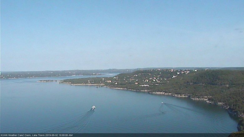 Lake Travis webcam, August 2, 2019 9:10 AM CT