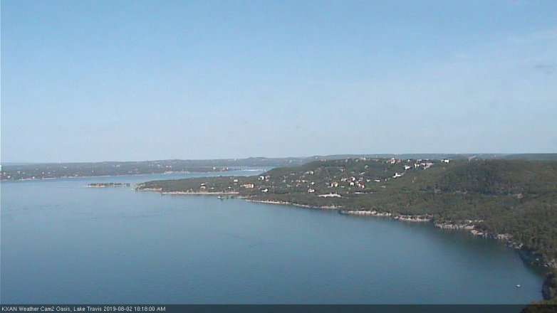 Lake Travis webcam, August 2, 2019 9:20 AM CT