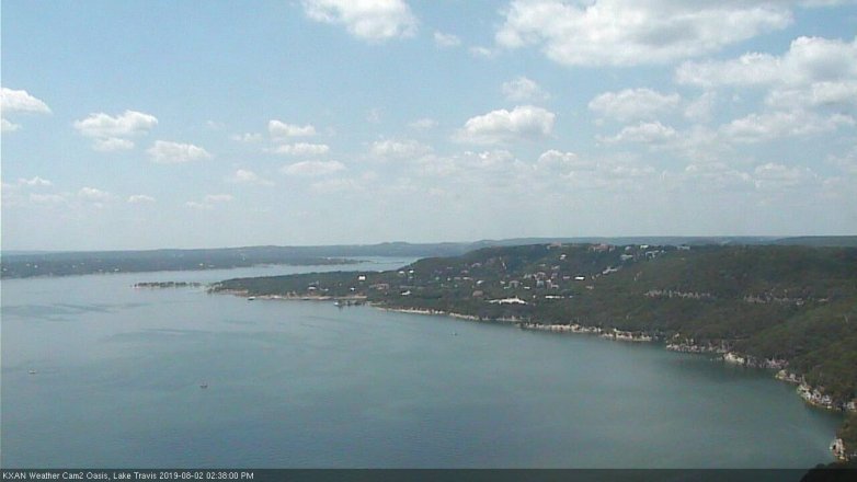 Lake Travis webcam, August 2, 2019 1:40 PM CT