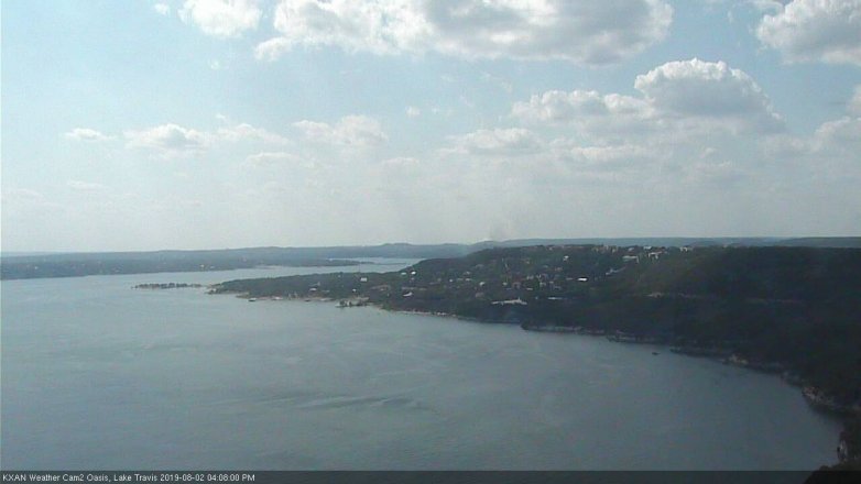Lake Travis webcam, August 2, 2019 3:10 PM CT