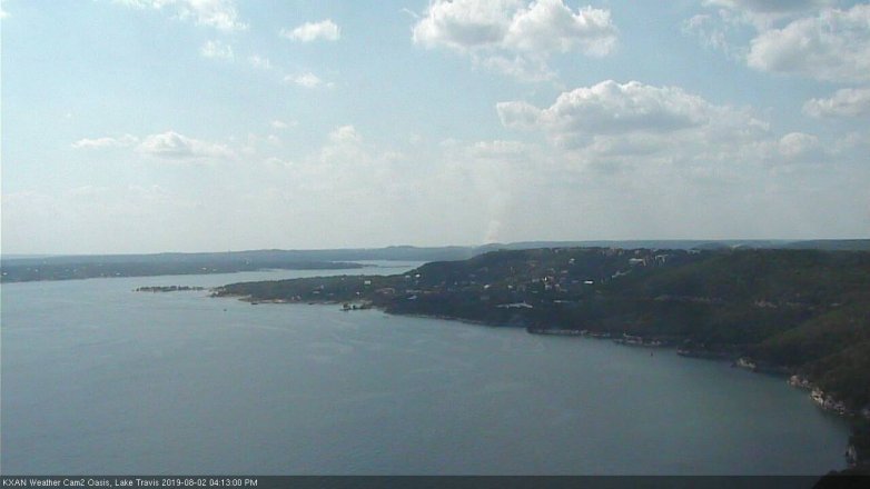 Lake Travis webcam, August 2, 2019 3:15 PM CT