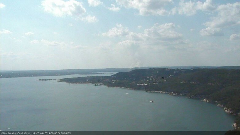 Lake Travis webcam, August 2, 2019 3:25 PM CT