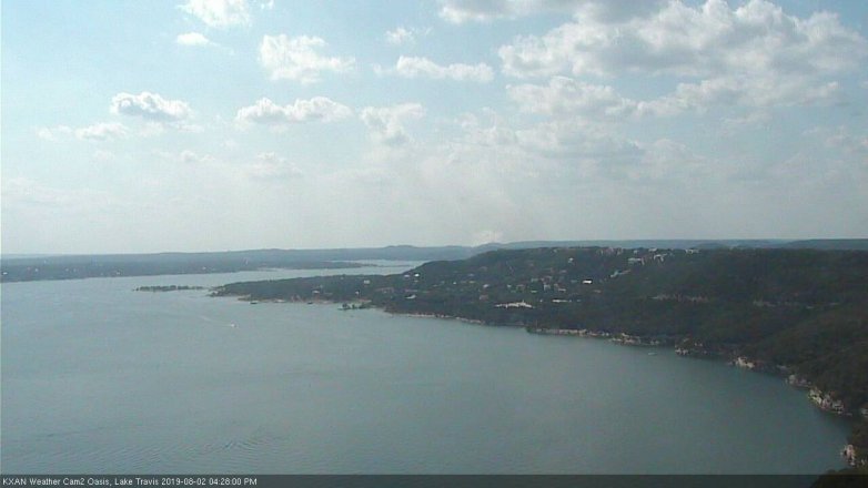 Lake Travis webcam, August 2, 2019 3:30 PM CT