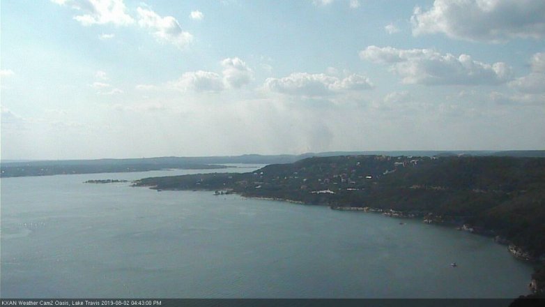Lake Travis webcam, August 2, 2019 3:45 PM CT